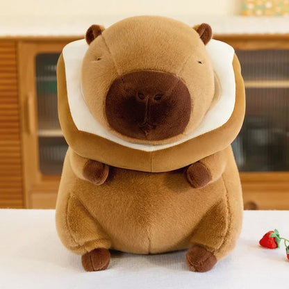 Capybara Plush Toy Stuffed Animal Soft Hugging Capybara Ornament Plush Toy Doll for Kids Adults Birthday Gift Home Decoration