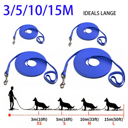 PVC Long Dog Leashes Cat Traction Lead Rope Candy Color Outdoor Short Pet Leash Blue Rose Red Yellow
