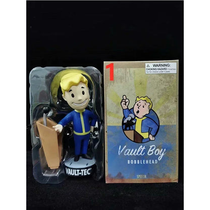 Bobblehead Cute Vault Boy Full Set Figure Toys Anime Action Figure Statue Collection Model Doll Room Ornament Toys Kids Gift