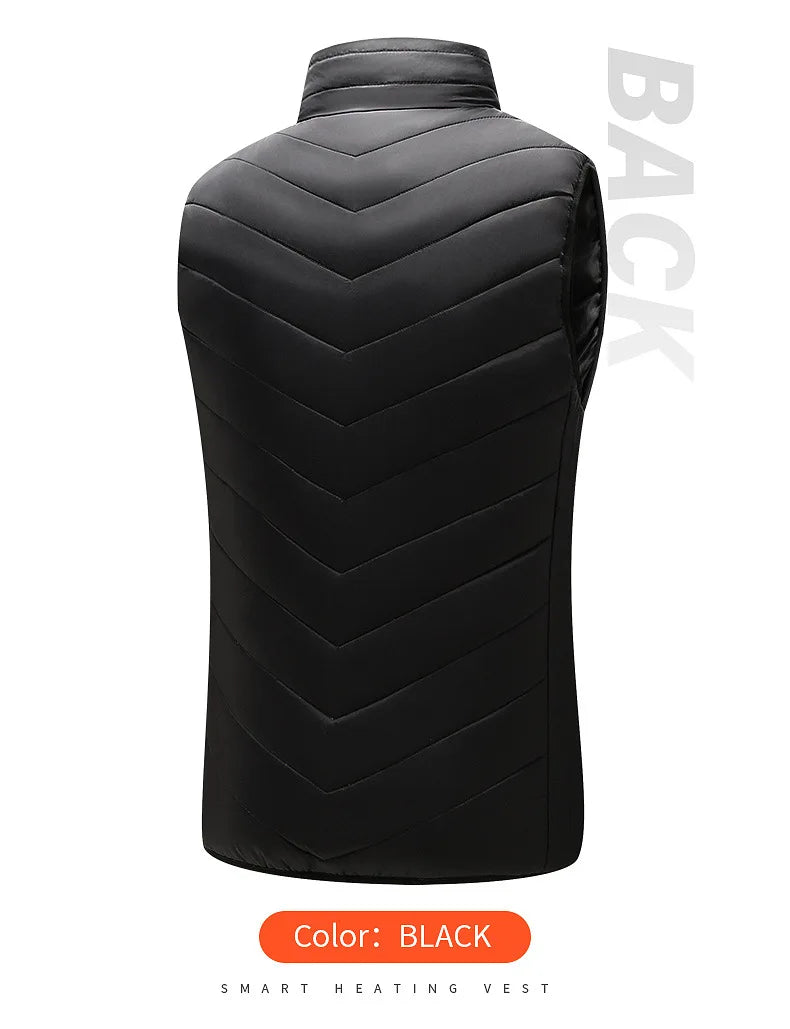 21 Heated Vest Zones Electric Heated Jackets Men Women Sportswear Heated Coat Graphene Heat Coat USB Heating Jacket For Camping