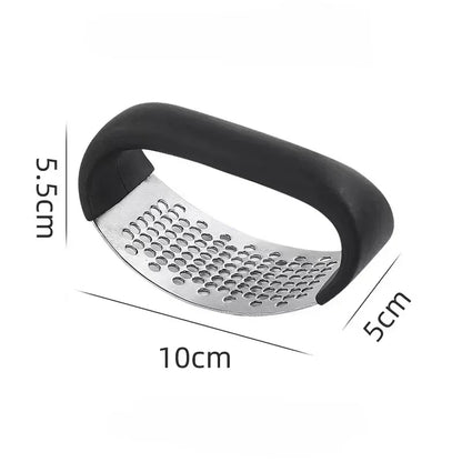 Upgraded Stainless Steel Garlic Press Squeezer Manual Garlic Ginger Rocker Crusher Garlic Cutting Mince Tools Kitchen Gadgets