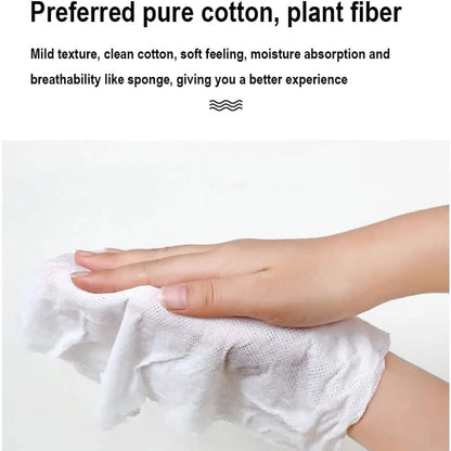 Compressed Towel Disposable Portable Face Towel Cotton Coin Tissue Suitable For Travel Camping Hiking Sports Beauty Salons