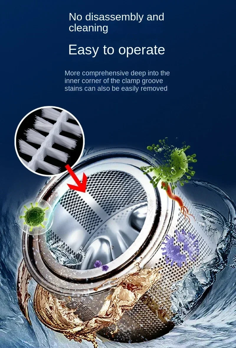 Drum Washing Machine Brush Universal Cleaning Brush Radiator Dryer Machine  Inner Barrel Long Brush Handle Washing Clean Tool