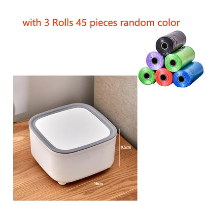 Cat Litter Box Bin Double Layer Cat Excrement Trash Can Fully Enclosed Large Capacity Cat Toilet Bedpan Pet Products Supplies