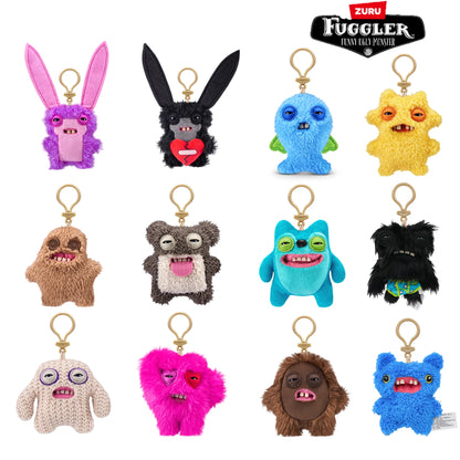 Fuggler Keychain Series 5 Funny Fugg Ugly Monster Plush Toys Cartoon Backpack Fuggler Pendant Dolls Stuffed Peluche Gifts 11CM