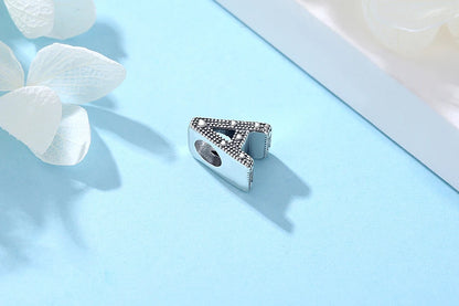 Original 925 Sterling Silver Charms Beads 12 Zodiac A-Z Letters Virgo Aries Fit Pan Brand Bracelets Necklaces Jewelry For Women