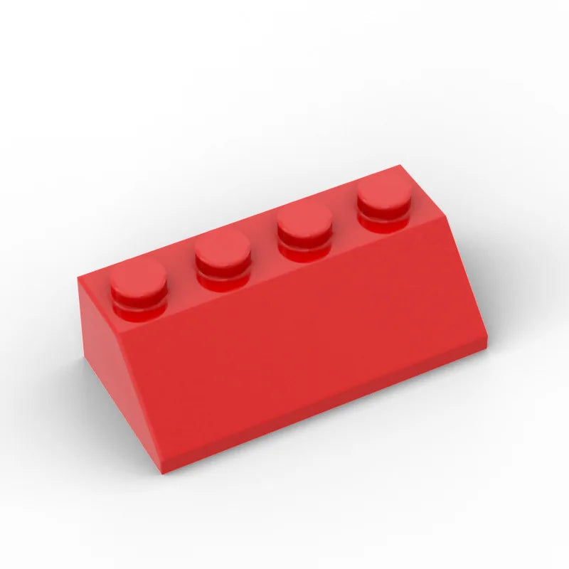 50pcs DIY Building Blocks Slope 2x4 Thick Figure Bricks Educational Creative Compatible With 3037 Toys for Children Size