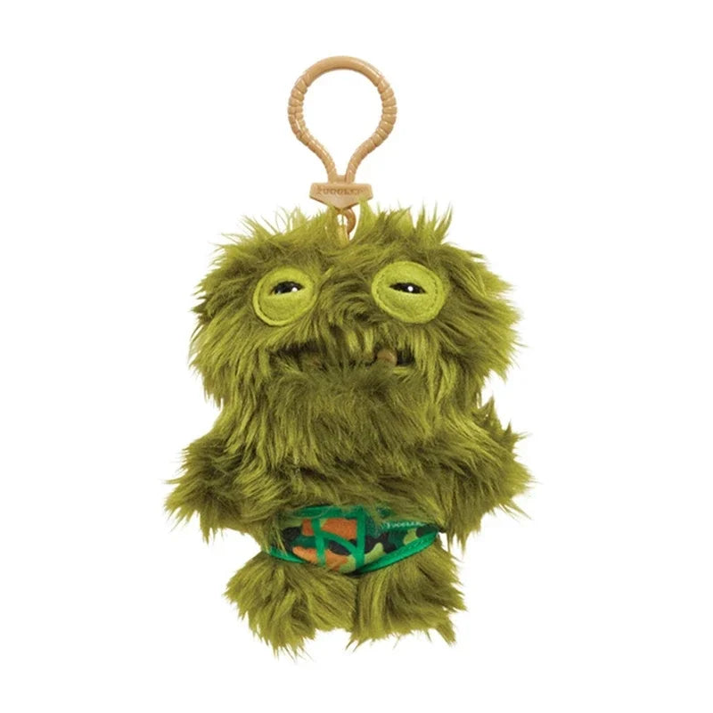 Fuggler Keychain Series 5 Funny Fugg Ugly Monster Plush Toys Cartoon Backpack Fuggler Pendant Dolls Stuffed Peluche Gifts 11CM