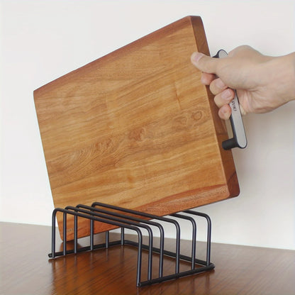 Vegetable Cutting Board Storage Rack, Cutting Board Holder, Cabinet Baking Tool Organizer, and Kitchen Accessories.