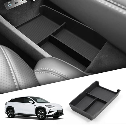 for BYD Sealion 07 (not for 4WD) 2024-2025 Storage Box Car Tray Cup Box Anti-slip Pad Organizers Interior Accessories Tidying