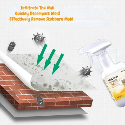 Mold Remover Spray Prevent Fungus Furniture Tile Wall Stains Removal Sink Descale Antibacterial Bathroom Mildew Cleaning Agent