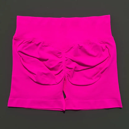 HISTELLO Impact Shorts 4.5" Women Fitness Sports Biker Shorts Low Waist Gym Short Workout Scrunch Butt Yoga Seamless Leggings