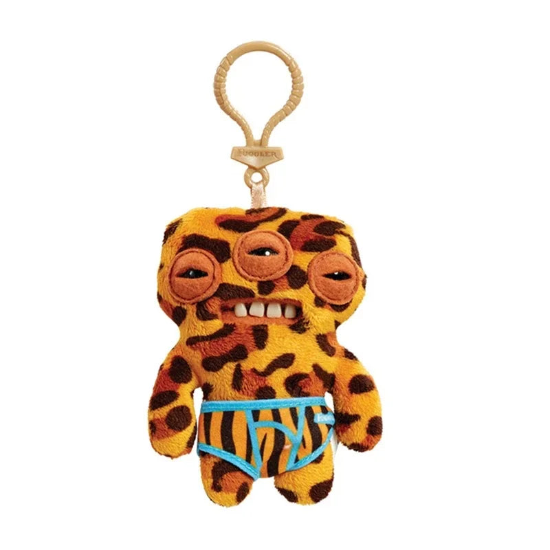 Fuggler Keychain Series 5 Funny Fugg Ugly Monster Plush Toys Cartoon Backpack Fuggler Pendant Dolls Stuffed Peluche Gifts 11CM