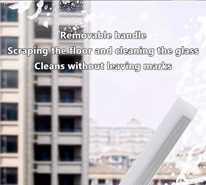 Silicone Scraper Broom Magic Wiper Floor Toilet Bathroom Squeegee Scrubber High Place Glass Wiper Household Cleaning Tools
