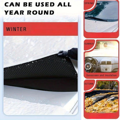 Outdoor Car Windshield Snow Shield With Magnetic Winter Car Window Snow Cover Universal for Auto Exterior Parts