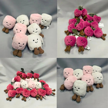 new Beautiful hanging bags, cute plush toys, creative keychains, matching plush dolls, beautiful key pendant accessories gifts S
