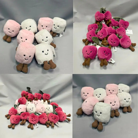 new Beautiful hanging bags, cute plush toys, creative keychains, matching plush dolls, beautiful key pendant accessories gifts S