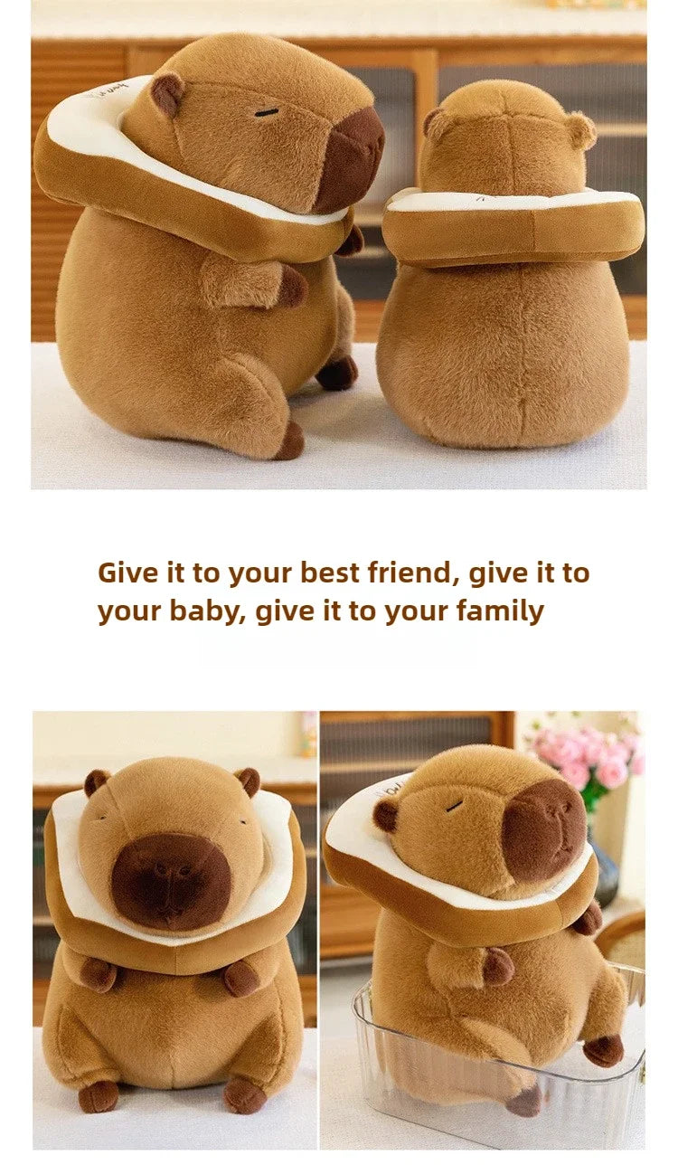 Capybara Plush Toy Stuffed Animal Soft Hugging Capybara Ornament Plush Toy Doll for Kids Adults Birthday Gift Home Decoration