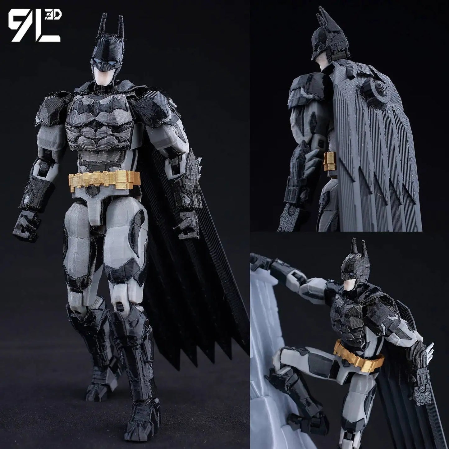 9L3D Superman Invincible Boy Batman Action Figure LUCKY13 Multi-Jointed Poseable T13 Titan13 Hero Model Dummy13 Collectible Toys