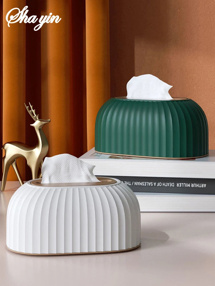 1 Piece Of Household Extraction Paper Box, With Spring, High Appearance Level, Light Luxury, Living Room, Desktop, Tissue Box