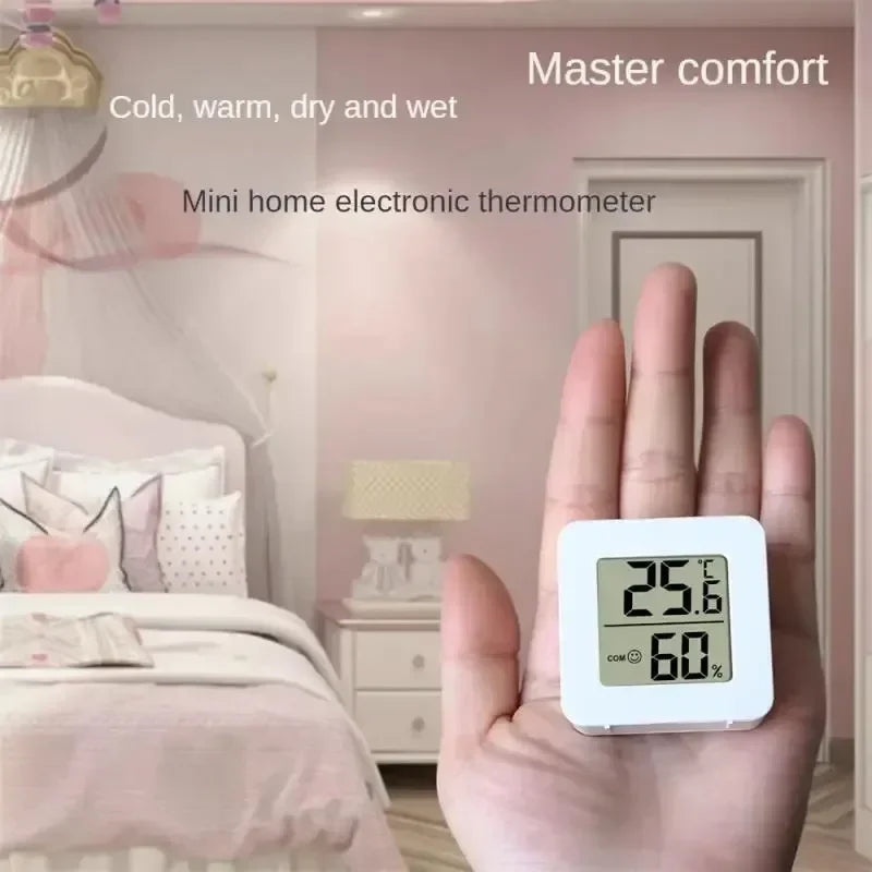 2026 New 1/4pcs Mini LCD Digital Thermometer Hygrometer Indoor Room Temperature Humidity Meter Sensor Gauge Weather Station Set