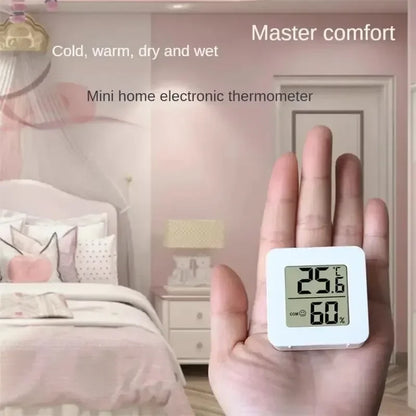 2026 New 1/4pcs Mini LCD Digital Thermometer Hygrometer Indoor Room Temperature Humidity Meter Sensor Gauge Weather Station Set