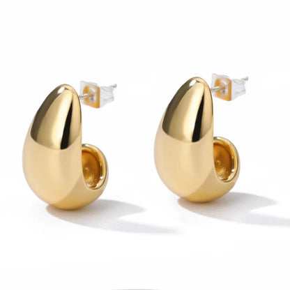 Luxury Star Pendientes Earrings For Women Girl Stainless Steel Minimalist Hoop Piercing 2025 New In y2k Jewelry aretes de mujer