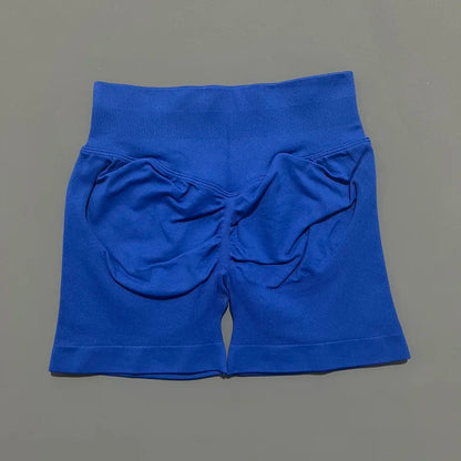 HISTELLO Impact Shorts 4.5" Women Fitness Sports Biker Shorts Low Waist Gym Short Workout Scrunch Butt Yoga Seamless Leggings