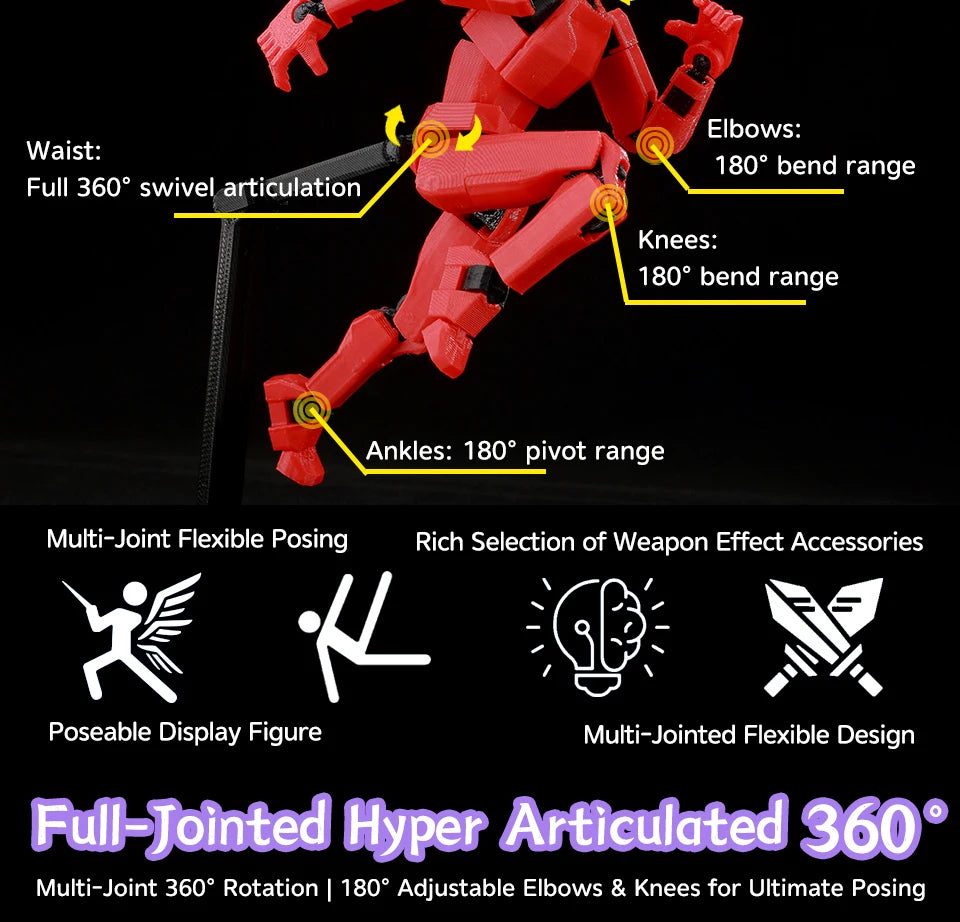 9L3D Superman Invincible Boy Batman Action Figure LUCKY13 Multi-Jointed Poseable T13 Titan13 Hero Model Dummy13 Collectible Toys