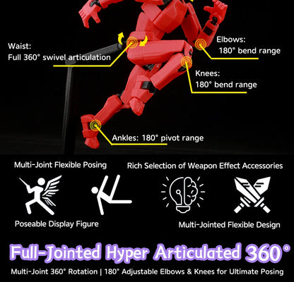 9L3D Superman Invincible Boy Batman Action Figure LUCKY13 Multi-Jointed Poseable T13 Titan13 Hero Model Dummy13 Collectible Toys