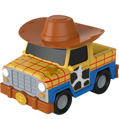 13cm Disney Pixar Toy Story Inertial Woody Buzz Pull Back Car Simulation Doll Children's Interest Training Development Toys