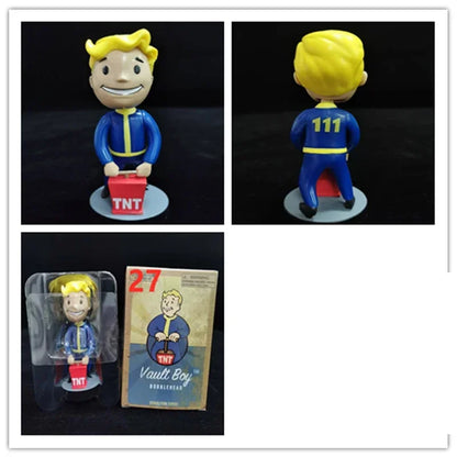 Bobblehead Cute Vault Boy Full Set Figure Toys Anime Action Figure Statue Collection Model Doll Room Ornament Toys Kids Gift
