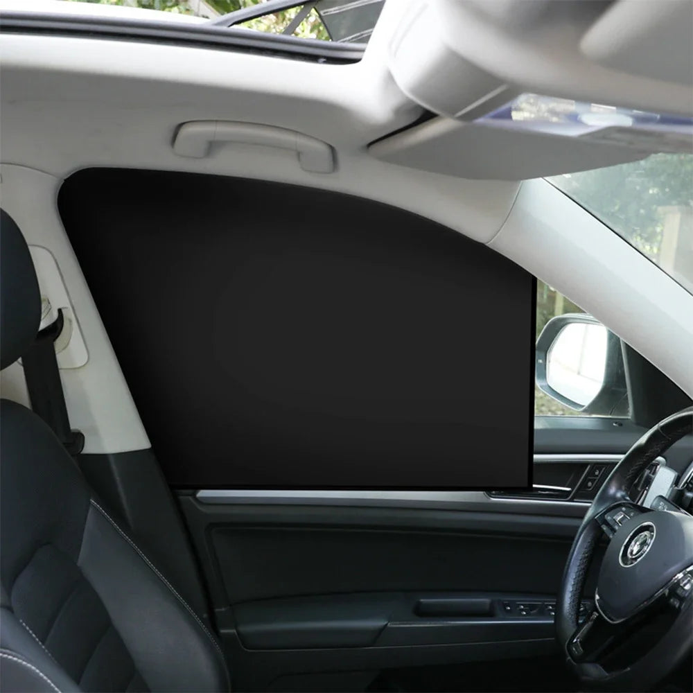 Magnetic Car Sunshade UV Protection Curtains Sun Shield Cover Double Sides Auto Window Sun shade Protector Cover Diy Accessories