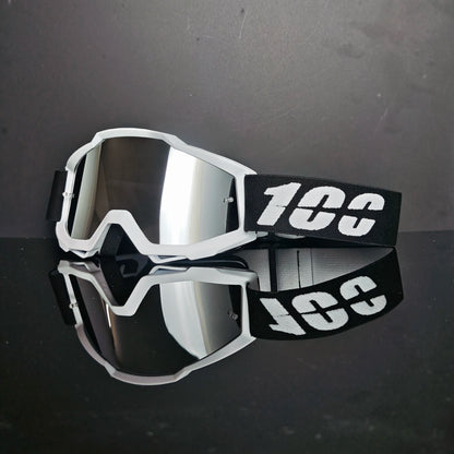 100 Motorcycle Goggles Motocross Glasses Off-road Helmet MX Moto Dirt Bike ATV Ski Outdoor  Glass Scooter Googles  Sports