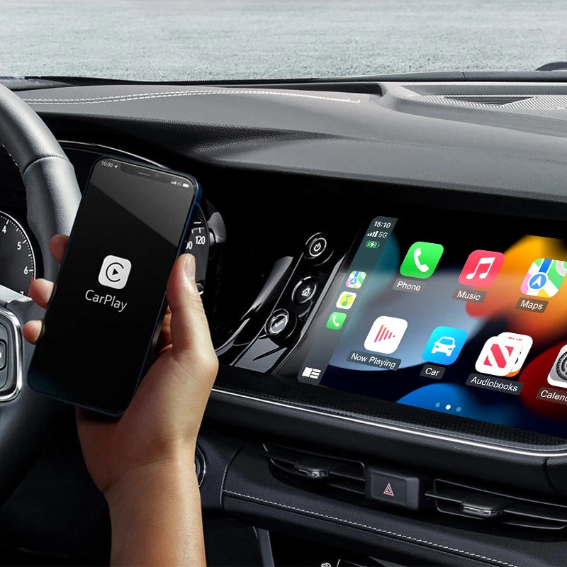2 in 1 Wireless Android Auto Adapter Wireless CarPlay Dongle Car Intelligent Systems AI Smart Box For Car Wired CarPlay