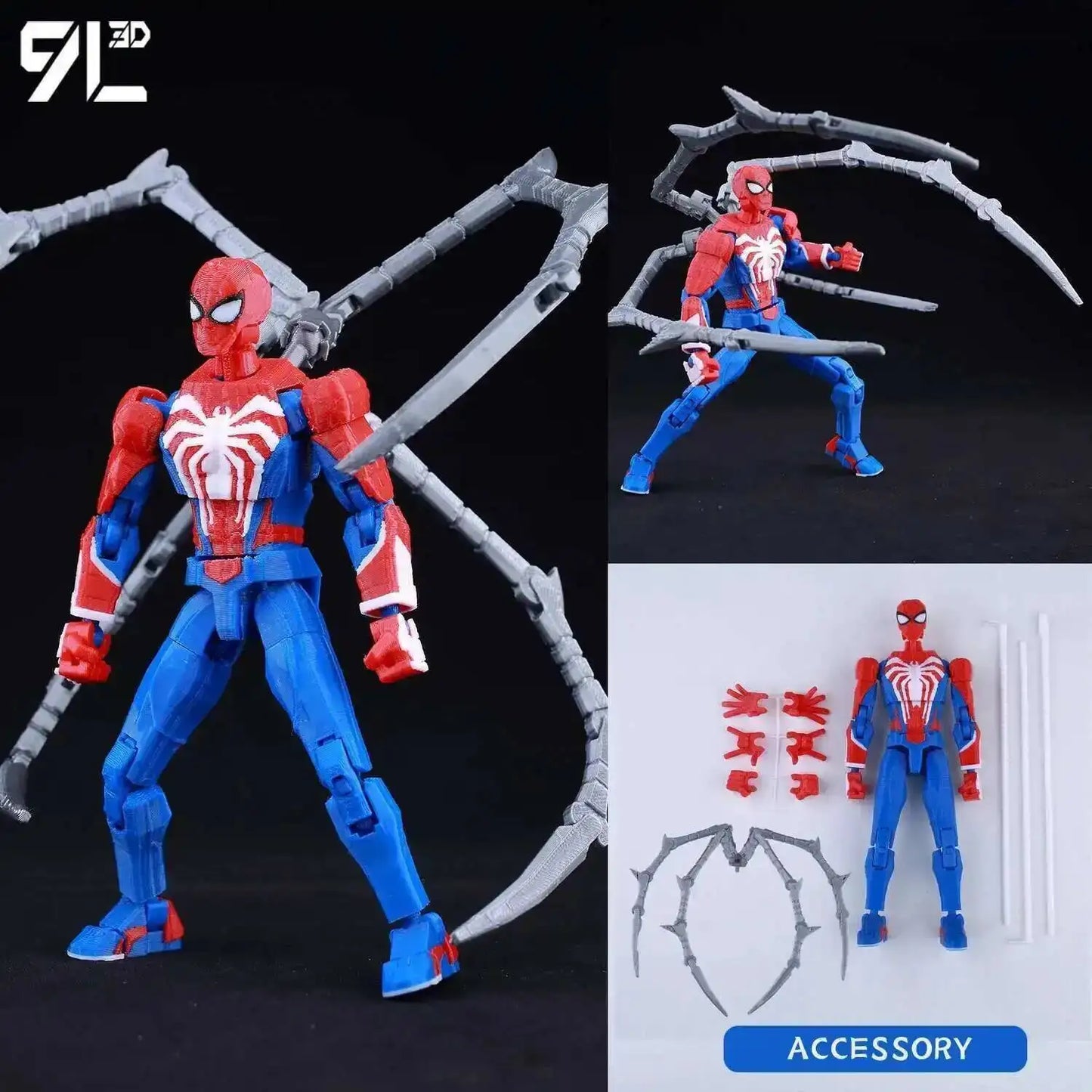 9L3D Superman Invincible Boy Batman Action Figure LUCKY13 Multi-Jointed Poseable T13 Titan13 Hero Model Dummy13 Collectible Toys