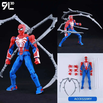 9L3D Superman Invincible Boy Batman Action Figure LUCKY13 Multi-Jointed Poseable T13 Titan13 Hero Model Dummy13 Collectible Toys