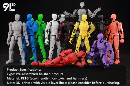 9L3D Superman Invincible Boy Batman Action Figure LUCKY13 Multi-Jointed Poseable T13 Titan13 Hero Model Dummy13 Collectible Toys
