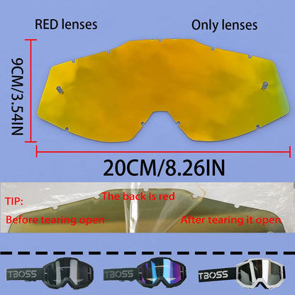 100 Motorcycle Goggles Motocross Glasses Off-road Helmet MX Moto Dirt Bike ATV Ski Outdoor  Glass Scooter Googles  Sports