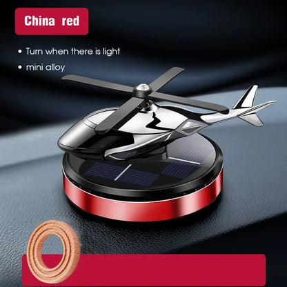 Helicopter Styling Solar Car air freshenerDecorative Aromatherapy Car interior accessories Propeller rotary perfume diffuser