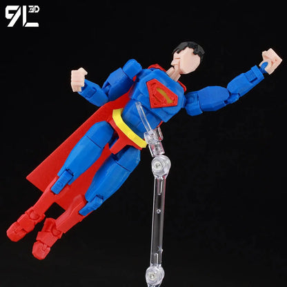 9L3D Superman Invincible Boy Batman Action Figure LUCKY13 Multi-Jointed Poseable T13 Titan13 Hero Model Dummy13 Collectible Toys