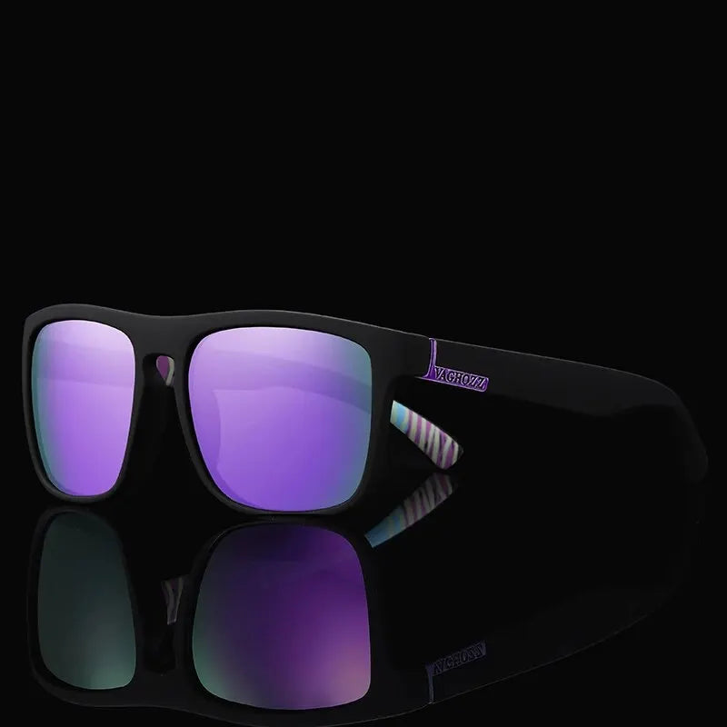 VAGHOZZ Brand Classic Sunglasses Men UV400 Fishing Sun Glasses Women Square Outdoor Male Sport Eyewear Driving Shades