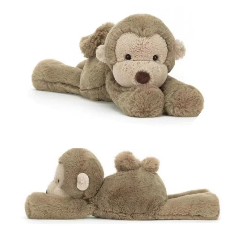 Jellycat large stuffed toy monkey; Bathrobe bear; Stuffed bear; Stuffed toy; Shy stuffed toy monkey; Fun party gift