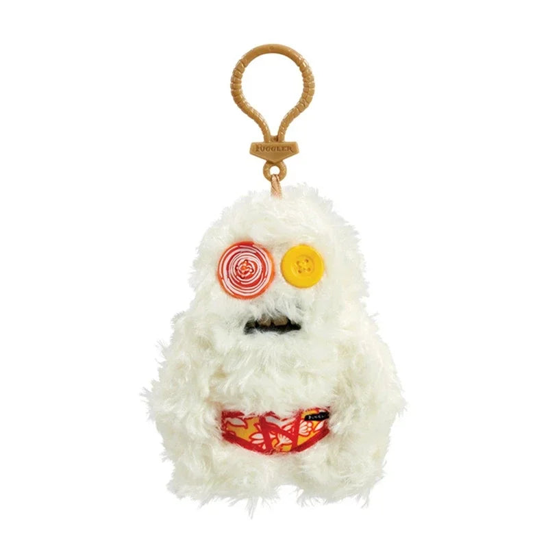 Fuggler Keychain Series 5 Funny Fugg Ugly Monster Plush Toys Cartoon Backpack Fuggler Pendant Dolls Stuffed Peluche Gifts 11CM
