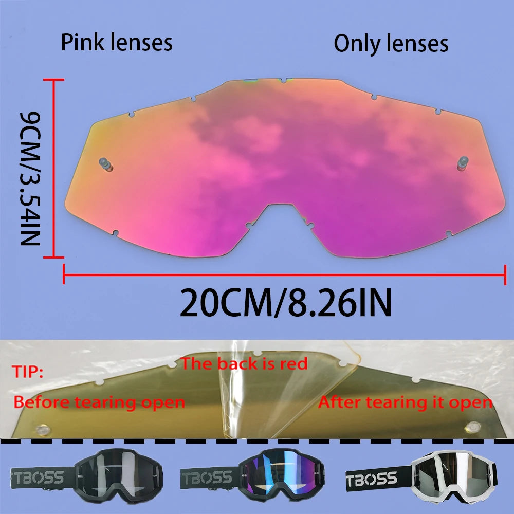 100 Motorcycle Goggles Motocross Glasses Off-road Helmet MX Moto Dirt Bike ATV Ski Outdoor  Glass Scooter Googles  Sports