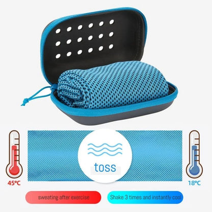 Cooling Ice Towel Cold Sports Towel Outdoor Microfiber Quick Drying Sports  Fitness Cool Towel Camping Wiping Sweat Sports Towel