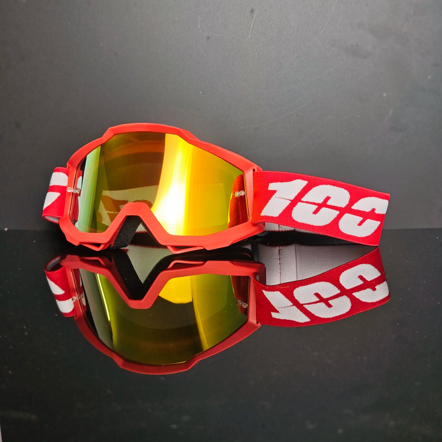 100 Motorcycle Goggles Motocross Glasses Off-road Helmet MX Moto Dirt Bike ATV Ski Outdoor  Glass Scooter Googles  Sports