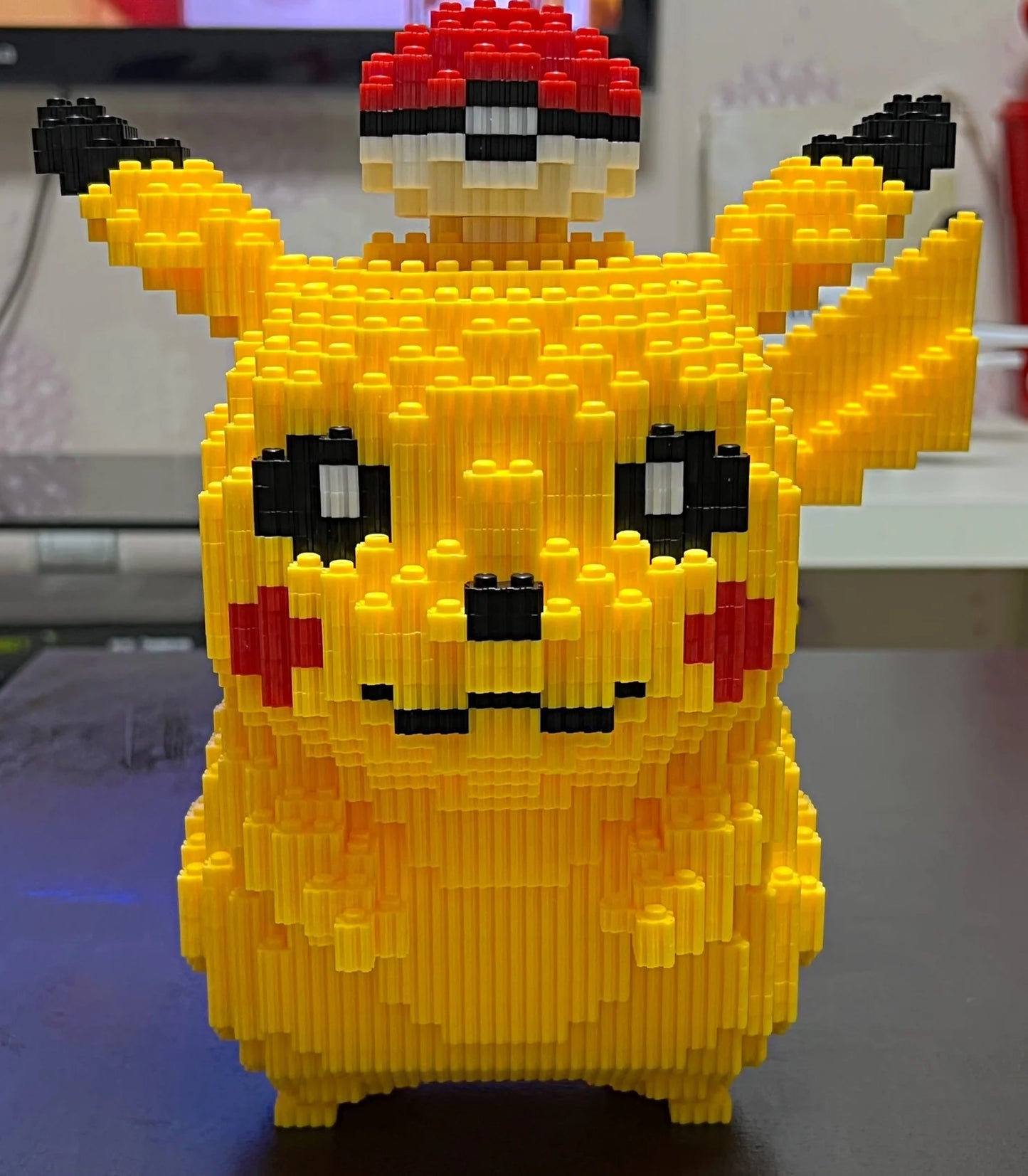 5210 Particle Pokemon Anime Pikachu Diamond Micro Building Blocks Games Model Mini Bricks Figures Decompression Toys Kids Gifts