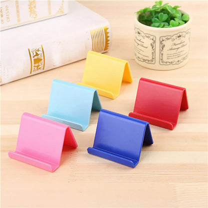 Mini Portable Kitchen Phone Holder Universal Movable Mini Lazy Bracket Fashion Convenience Cellphone Tablet Mount Plastic Stand