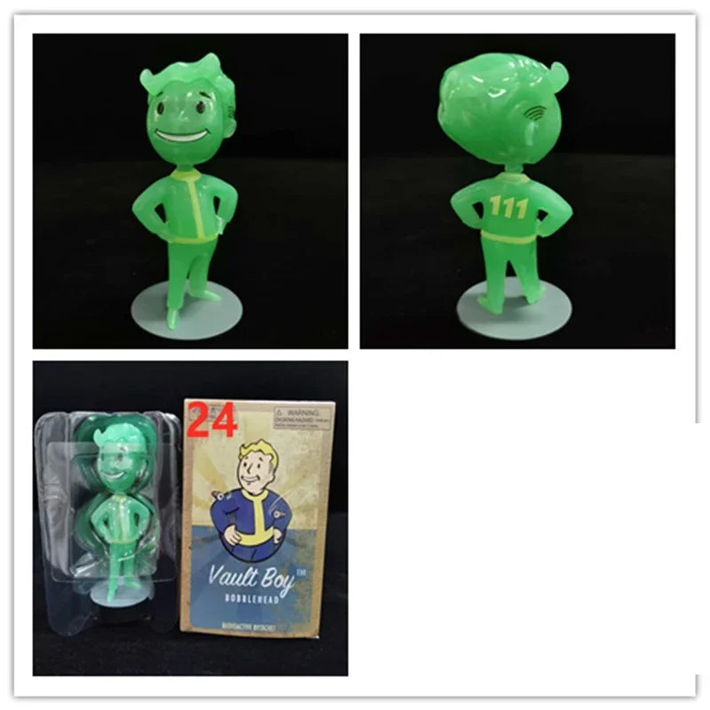 Bobblehead Cute Vault Boy Full Set Figure Toys Anime Action Figure Statue Collection Model Doll Room Ornament Toys Kids Gift